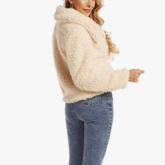 Sugar Poison Sherpa Jacket Size S - Picture 5 of 7